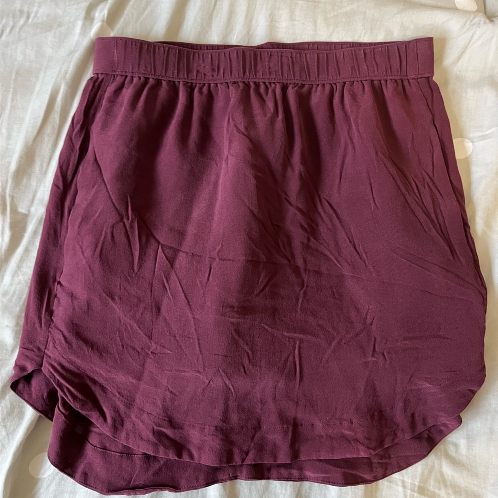 Madewell Magenta Mini Skirt